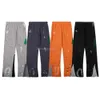 Mens Pants Womens Designer Sweatpants Sportswear Trousers Lovers Grey Cotton Casual Painted Sweat Pant for Jogging Running