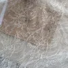 Gratis schip 150 cm breed van wit Frans Chantilly Lace Girls Lady kostuum kant met pailletten glanzende kleding naaien diy kant 1 meter