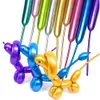 Metalliska långa ballonger Magic Twisting Multicolor Shiny Chrome Latex Balloons Diy Animals Flowers Birthday Wedding Decoration