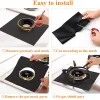 WIKHOSTAR 4pcs/set Gas Stove Protectors Reusable Cooker Cover Liner Clean Mat Pad Stovetop Protector Kitchen Accessories