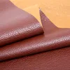 20x120cm Litchi Pu Leatherette Faux Leather Fabric sintético para costurar broches de saco de laço SOFA SOFA DIY HADEMADE FELHES