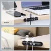 Topk L35 kabelorganisator magnetische plugbox siliconen USB kabelwinder flexibele kabelbeheer clips voor muis oortelefoonhouder