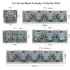 DIY Silver Metal -Rahmen für Modul EU Standardschalter und Sockel Aluminiumrahmen Wallpad L6 -Serie