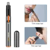 Trimmer Professional Electric Ear and Nose Hair Trimmer Portable Rotating USB Laddning Hårtrimmer Eyebrow Trimmer Rechargable Clipper
