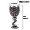 Baphomet Pentagram Horn Goblet Glass Glass Grotic Wicca Pagan Mystical Tankard Coffee Beer Mugs 600ml 200ml Mystic Wicca Gift