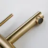 Bagnolux Luxury Morden Brushed Gold Toalettskran One Handtag Trim Badrumsvask Kran Hett och kall badrum Vanity Mixer Tap