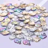 Hangende kettingen 6pcs/lot roestvrij staal gotisch katholiek heilig hart charmes sieraden groothandel doornen lava love diy