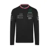 F1 2024 Team Long Sleeve Driver T-shirt Formel 1 Ny säsong Racing Fans T-shirt Casual Jersey Tops Summer Men Clothing T-shirt