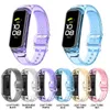 Correa de banda deportiva transparente para Samsung Galaxy Fit 2 Banda de reloj de reemplazo de pulsera SM-R220 para Samsung Galaxy Fit2 R220