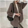 Women's Suits Blazers Women's Large Blazer Coats Spring Autumn Fashion Korean Version Loose Top Coat Office Work Clothes Grace Fall Jacket for Women C240410