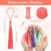 20pcs 13 cm / 5 pouces glands soyeux mini craassements mini-tassels fing