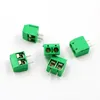 Novo 10pcs/lote kf301-5.0mm 2p KF301-3p Pitch 5.0mm pino reto 2p 3p 4p parafuso PCB Conector de bloco de terminal azul verde