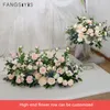 Arco personalizzato fiore artificiale ampliato di fascia verde di fascia alta per fiore di fiore disposizione delle piante piante a parete decorazione del matrimonio