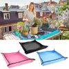 Planting Mat Oxford Cloth Gardening Potting Mat Gardening Waterproof Reusable Flower Bonsai Succulent Transplanting Foldable Pad