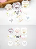 50Pcs Thank You Hang Tag Kraft Paper Gift Tag Label For Wedding/candy/baby Gift Products Tagging Package Supplies