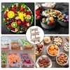 Tallrikar 3 Tier Fruit Serving Tray Basket With Bowls Drable Vegetable Storage Cart Bakkakor Cupcake Plate Rätter