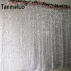 2x2m funkelndes fertiges Silber -Pailletten -Hintergrund für Glitzer Vorhangfotografie Stand Photo Hintergrund Requisiten Party Panel Drapery