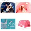 Tentes Tentes Enfants Lit Tente de tente de lit Play House Small House Room Decoration Tente Tunnel Tunnel Tournel Jouet Games House Tente de tente de maison sur lit L410