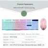 COMBOSE tastiera tastiera colorata set di moda leggera mouse mouse e tastiera mouse e tastiera fluttuanti