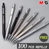 MG Metal Mechanical Pencil 0,5 mm/0,7 mm napełnianie studentów pisma piśmienne automatyczne ołówki