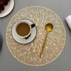 PVC placemat لمطاولة الطعام جوفاء وسادات كوستر كوستر الطاولة