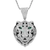 Miss Jewelry Hiphop Fashion New Custom 18K Gold Clated CZ lion wisiorek