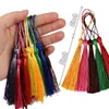 32pcs 13 cm Hanging Rope Bookmark Tassels Fringe Pincel Silky Tassels Craft hechas a mano para joyas de bricolaje que fabrican accesorios