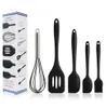 Silikon Mutfak Seti Set Kek Araçları 5 PCSSET Yumurta Çırpıcı Barbekü Fırçası Kazık Sızan Spatula DIY Pişirme Aracı7128114