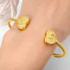 Zeadear Jewelry Gold Color câble Bracelet de manchette pour femmes pour femmes Copper Bangle Minimalisme Cadeaux de zircon 240408