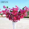 Decorative Silk Fake Flowers Bougainvillea Branche florale artificielle pour le mariage de mariage extérieur