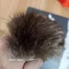 Wifreo 5x5cm naturalny kolor beaver fur włosy Floating Dubbing do suchej muchy Caddis Emerghs Nymph Mayfly wiązanie pstrąga wędkarstwo muchowe
