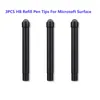 3PCS HB Refill Pen Tips Stylus Pen nib refill fill fill fill fill fill for for for Microsoft Surface Pro 7/6/6/4/Book/Studio/Go Touch Pen Tip