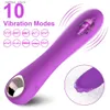 Diğer Sağlık Güzellik Ürünleri 10 Hızlı Güçlü G-Spot Vibratör Kadınlar için Yumuşak Silikon Yapay penis Klitoris Stimülatör Vibratör Yetişkinler için Kadın Yetişkin Oyuncaklar L410