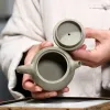 Yixing cinese Authentic Tea Pot fatta a mano teatrale viola teiera grezza minerale green green fango cerimonia tè regali personalizzati 200 ml