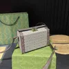 Vintage Box Bags Designer Collection Hoogwaardige kleine doos tas schouderzak