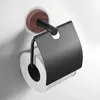 Toiletpapierhouders Hotaan roestvrijstalen keuken badkamer handdoek Dispenser Toilet Zwart papieren houder badkamer accessoires 10992-H 240410