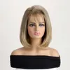 Wig Hot Selling Fashion Micro Curl Short Hair Qi Bangs Chemical Fibre Cestone