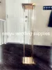 90 cm wysokości) Świece syrenki Candelabra Wysokie stołowe elementy na ślub złoty metalowy kwiat stojaki SYNY0532