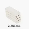 2/5/10/20/30/50PCS 25X10X4mm Block Search Magnet N35 Rare Earth Neodymium Magnet Sheet 25x10x4 Permanent NdFeB Magnet 25*10*4 mm