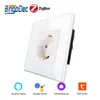 Bingoelec Zigbee Smart Wall Plug EU16A Adapter Power Socket App Remote Control Tuya Outlet voor Alexa Google Home Assistant