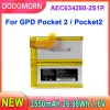 Piller Dodomorn AEC6342802S1P Tablet PC Pili GPD CEP PECE 2 Handheld Oyun Dizüstü Bilgisayar