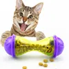 Comida de gato de cachorro interativo Treat Ball Bowl Toy Funny Pet Skodaking Fakage Food Recipiente Puppy Cat Feed Slow Pet Toys Toys