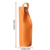 Storage Bags Single Bottle Wine Creative Reusable PU Leather Bag With Handles Multipurpose Waterproof Protector Tools