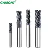 Gamont HRC50 4-Flute Freest Cutter Tungsten Steel Carbide Nano Coating Flat End Mill voor CNC Maching Machine Endmills Tools