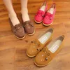 Casual Shoes Size 35-40 Women Flats Loafers Spring Autumn Female Bow Old Beijing Cloth Slip-On Footwear