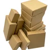 24pcs/Lot 47 Größen kleine Kraftpapier braune Pappe handgefertigte Seifenkiste weiße Bastelpapier Geschenkbox Schwarze Verpackung Schmuckschachtel