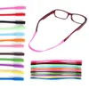 2 PCs Silikon elastische Anti -Schlupf -String -Seile Sportband Schnurhalter Brille Brille Gläser Sonnenbrillen Kette 13 Farben