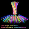 LED Rave Toy Fluoreszenz Glow Sticks Halsketten Armbänder Bulk Party Supplies Sticks Glow Sticks mit Anschlüssen für Neon Party Gefälligkeiten Dekor 240410