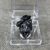 Decoratieve beeldjes!Zeldzame natuurlijke cassiteriet minerale specimen kristalstenen en kristallen kwartsgenezing (doosgrootte 3,4 cm)