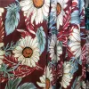 Floral Print Fabric Fresh Holiday Big Daisy Stretchy Skirt Scarf Camisole Shirt Maternity Bag Hip Skirt Fabric